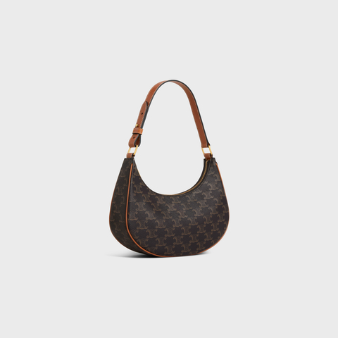 Replicate AVA BAG IN TRIOMPHE CANVAS AND CALFSKIN TAN(1:1 replica)