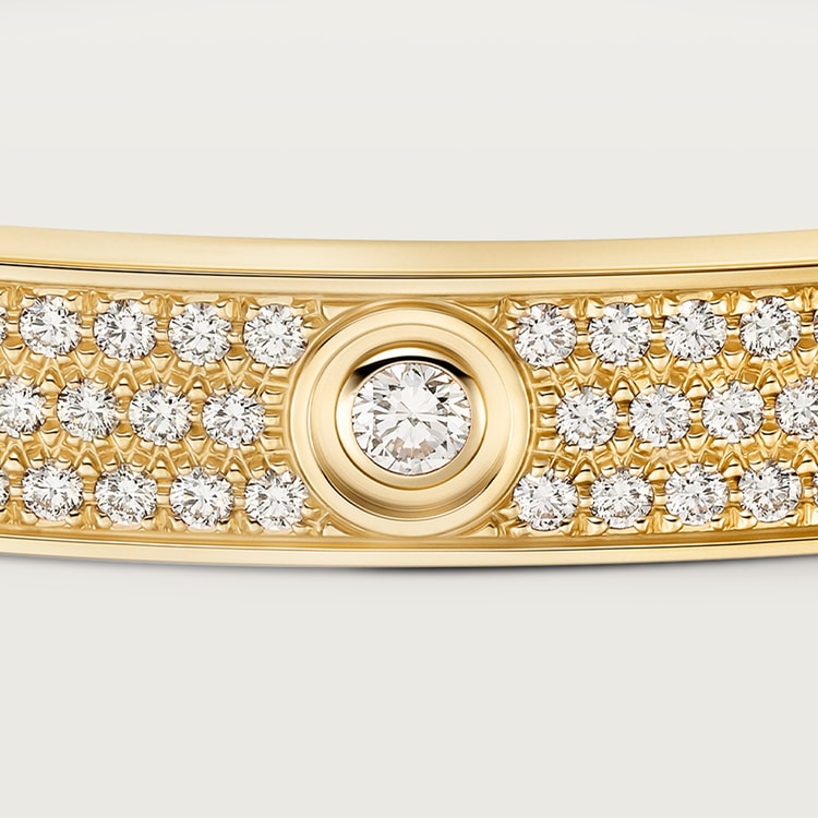 Replicate LOVE bracelet, classic model, paved, 12 diamonds(1:1 replica)