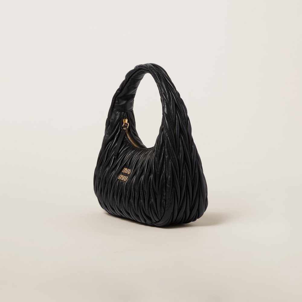Replicate Large wander matelassé nappa leather hobo bag(1:1 replica)