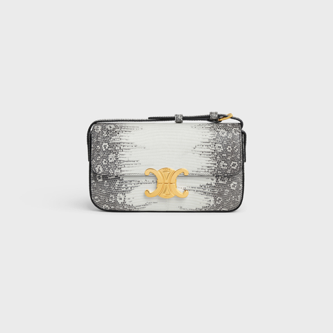 Replicate SHOULDER BAG CLAUDE IN LIZARD NATURAL(1:1 replica)