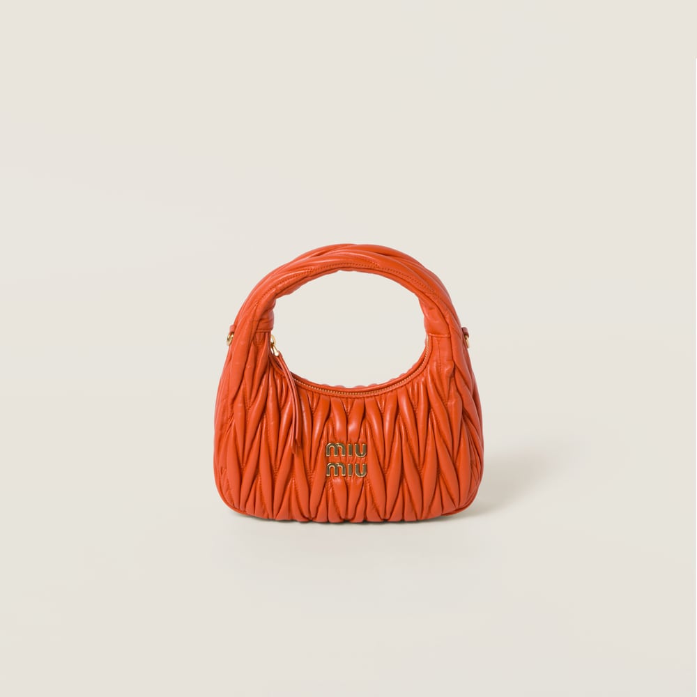 Replicate Wander matelassé nappa leather hobo bag(1:1 replica)