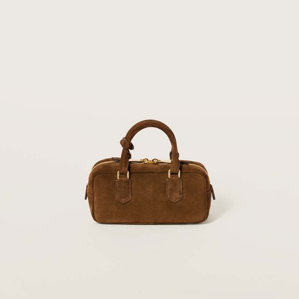 Replicate Arcadie padded suede top-handle bag(1:1 replica)