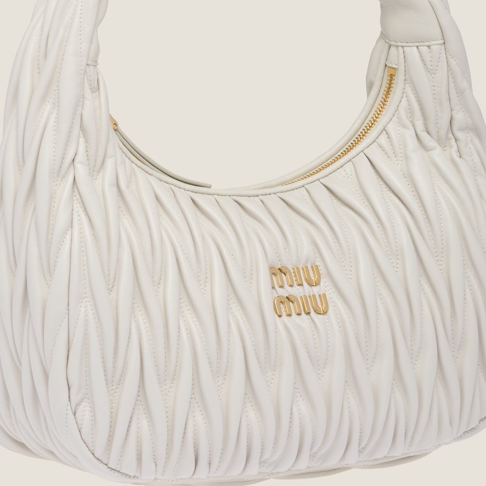 Replicate Large wander matelassé nappa leather hobo bag(1:1 replica)