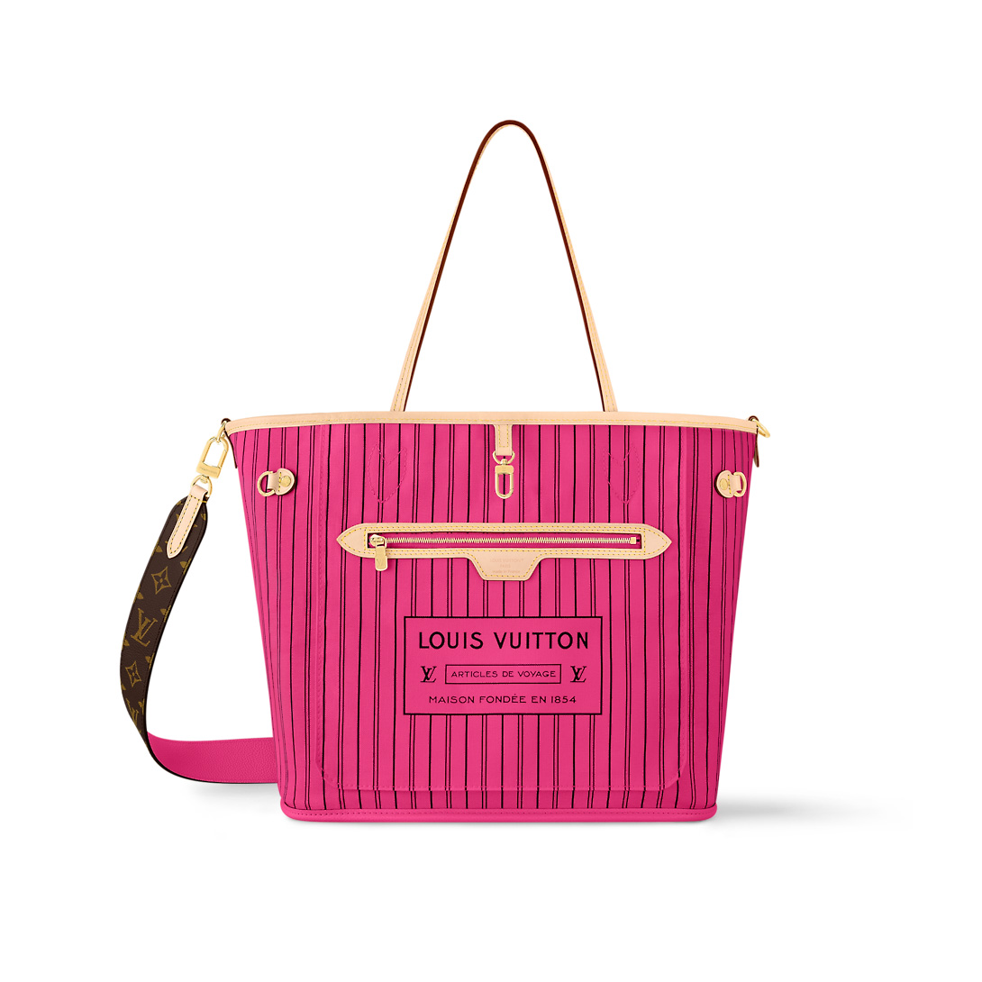 Replicate Louis Vuitton Neverfull Bandoulière Inside Out MM M12257(1:1 replica)