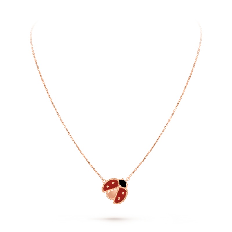 Replicate Lucky Spring pendant, open wings ladybug(1:1 replica)