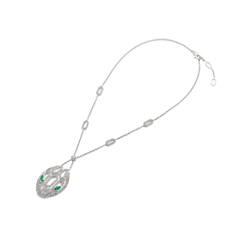 Replicate Serpenti Seduttori gilded snake necklace(1:1 replica)