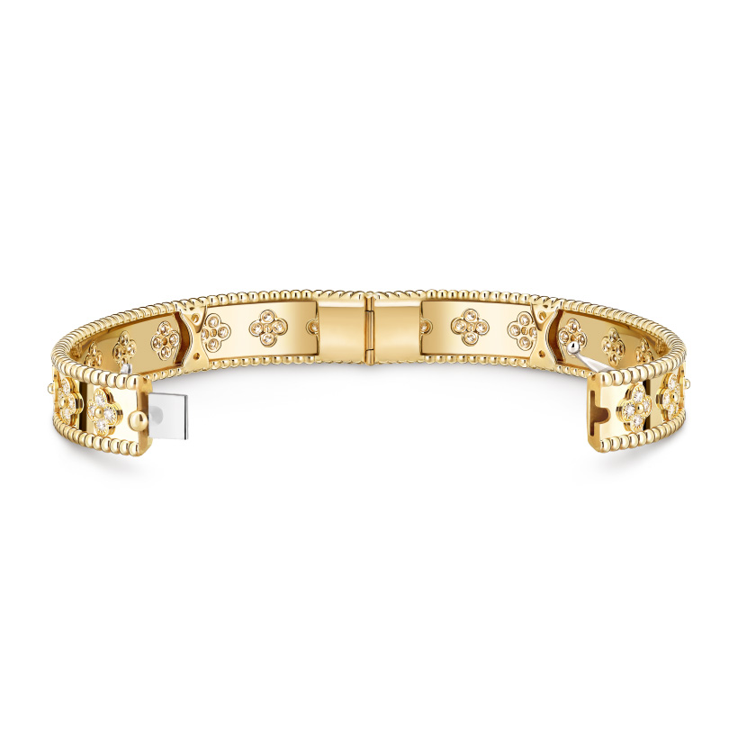 Replicate Perlée clovers bracelet, medium model(1:1 replica)