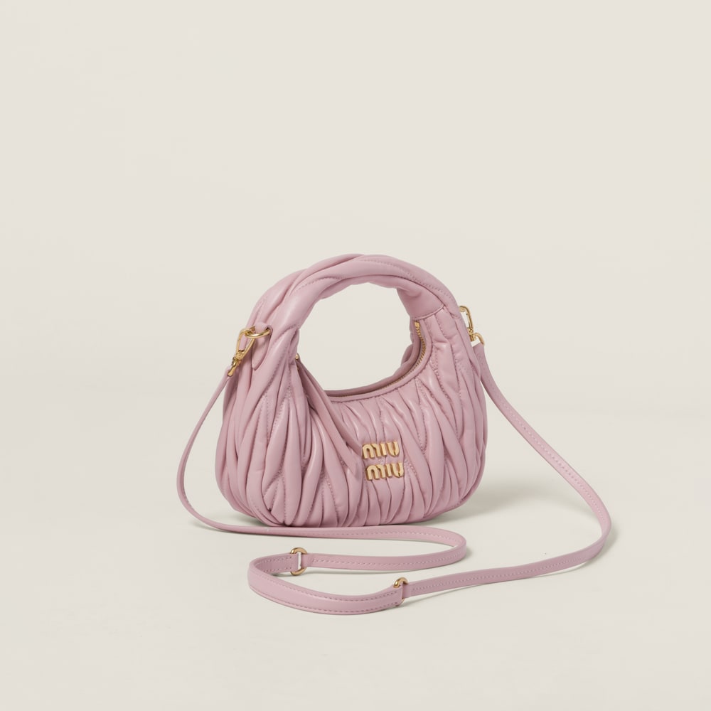 Replicate Wander matelassé nappa leather hobo mini-bag(1:1 replica)