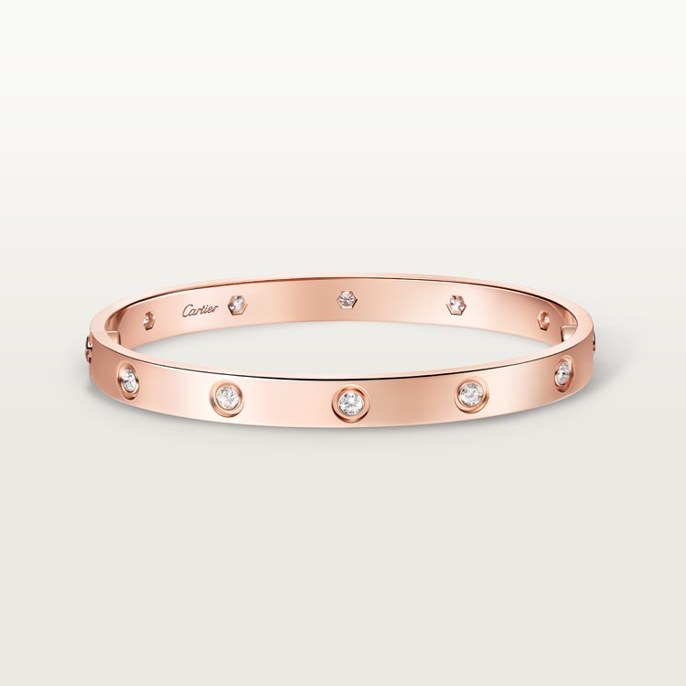 Replicate LOVE bracelet, classic model,10 diamonds(1:1 replica)