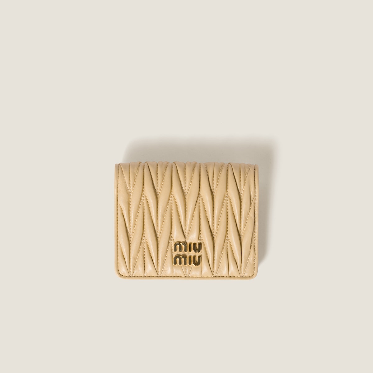 Replicate Small matelassé nappa leather wallet(1:1 replica)