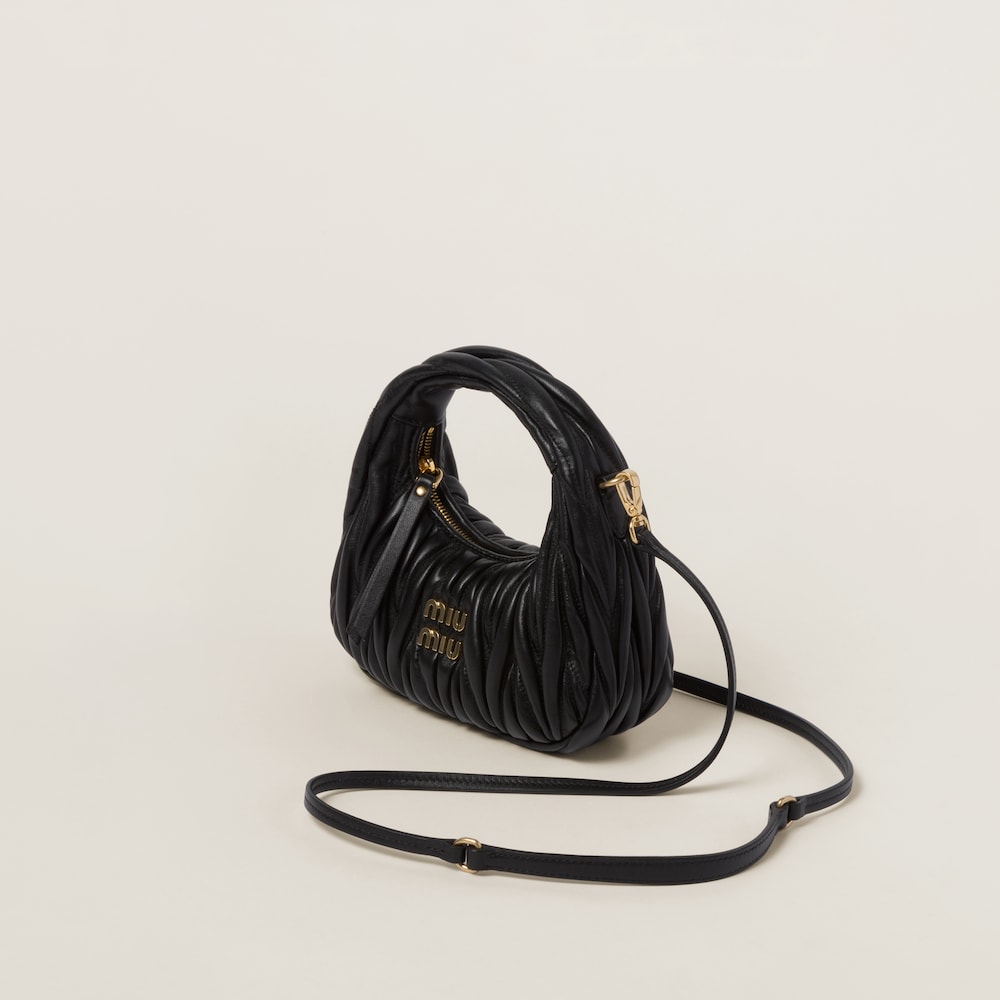 Replicate Wander matelassé nappa leather hobo mini-bag(1:1 replica)