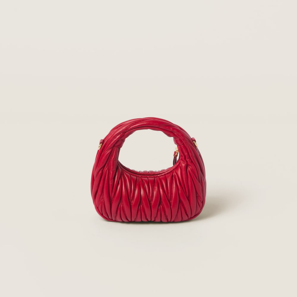 Replicate Wander matelassé nappa leather hobo mini-bag(1:1 replica)