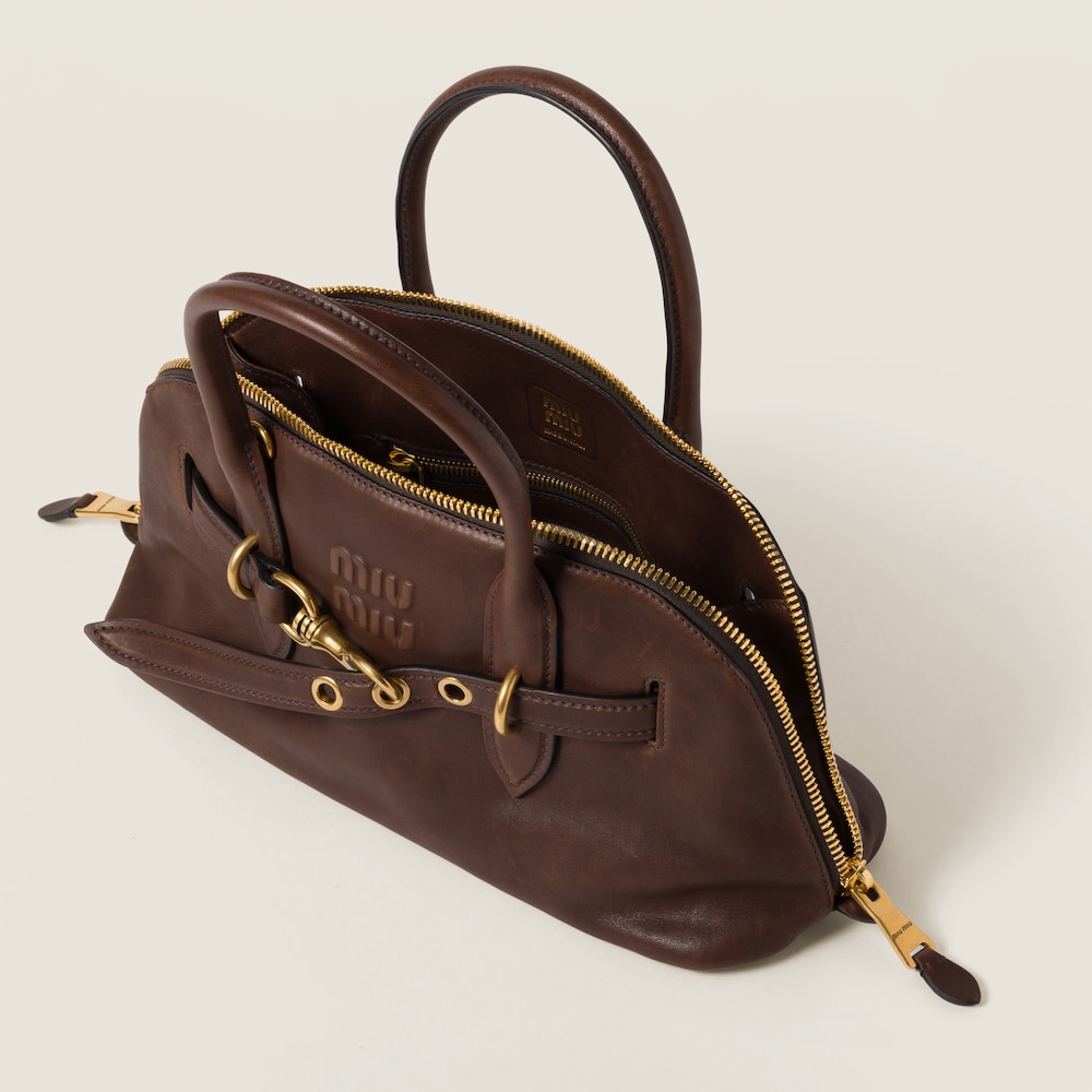 Replicate Aventure nappa leather top-handle bag(1:1 replica)