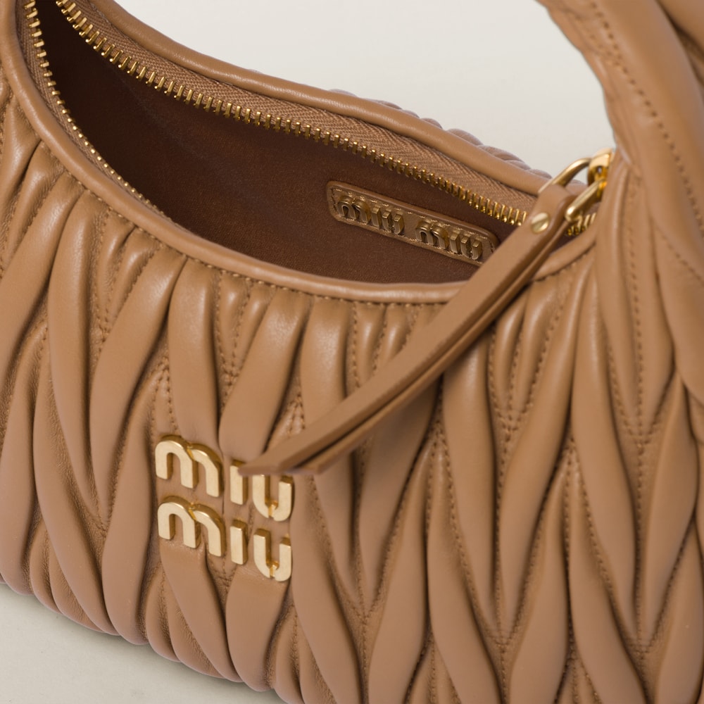Replicate Wander matelassé nappa leather hobo bag(1:1 replica)