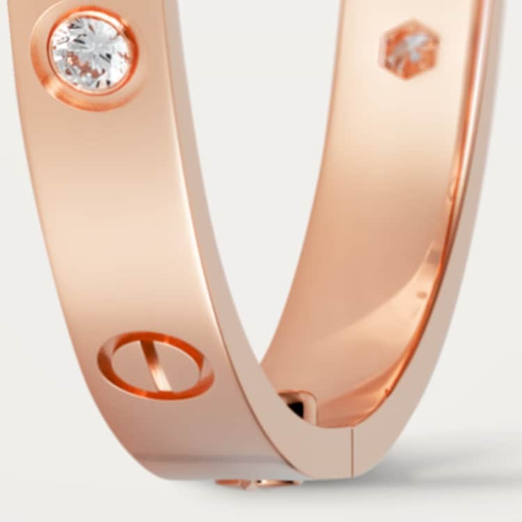 Replicate LOVE bracelet, classic model, 4 diamonds(1:1 replica)