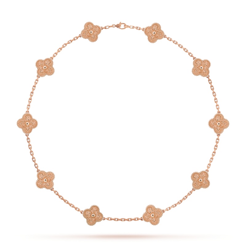Replicate Vintage Alhambra necklace, 10 motifs(1:1 replica)