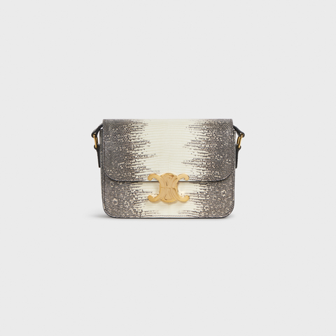 Replicate TEEN TRIOMPHE BAG IN LIZARD NATURAL(1:1 replica)