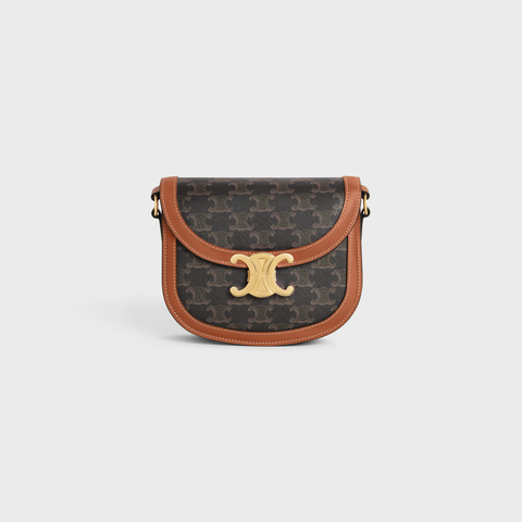 Replicate BESACE CLEA IN TRIOMPHE CANVAS AND CALFSKIN TAN(1:1 replica)