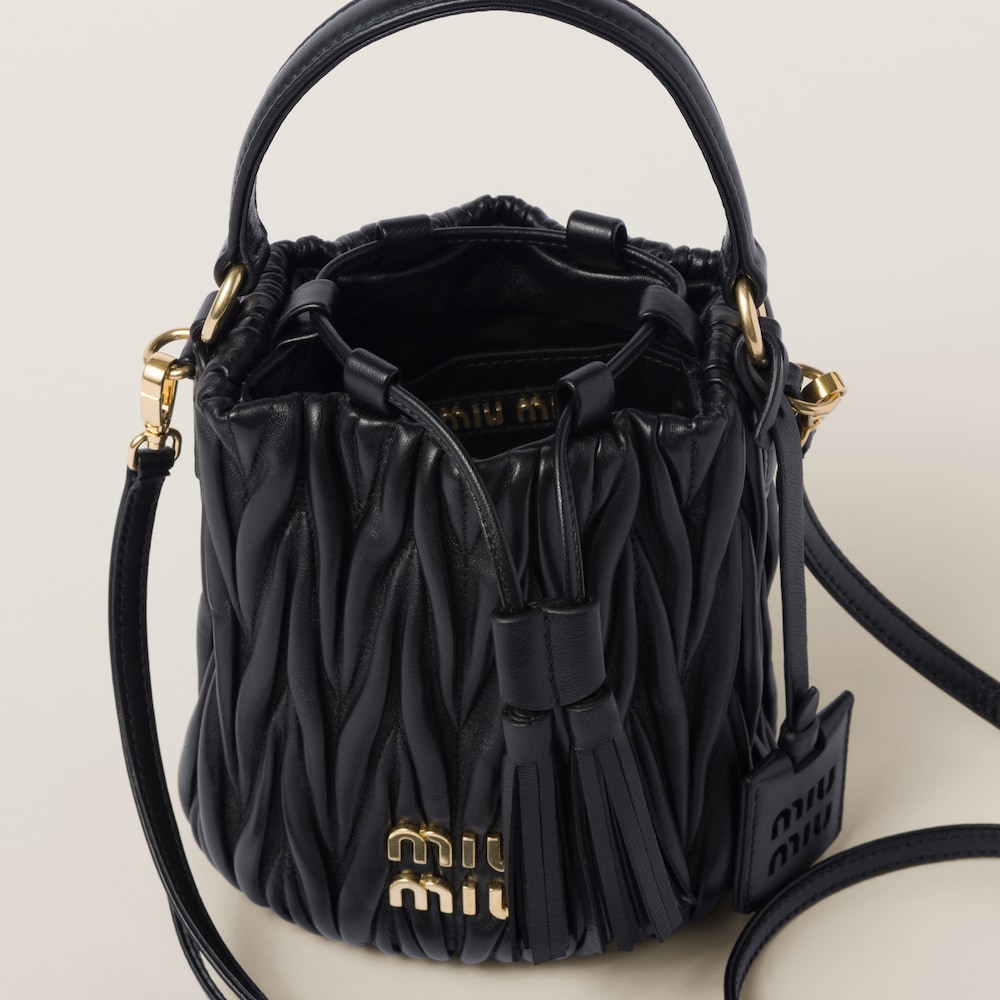 Replicate Matelassé nappa leather bucket bag(1:1 replica)