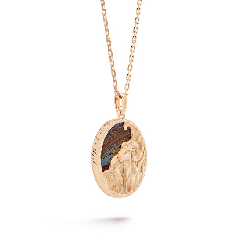 Replicate Zodiaque long necklace Arietis (Aries)(1:1 replica)