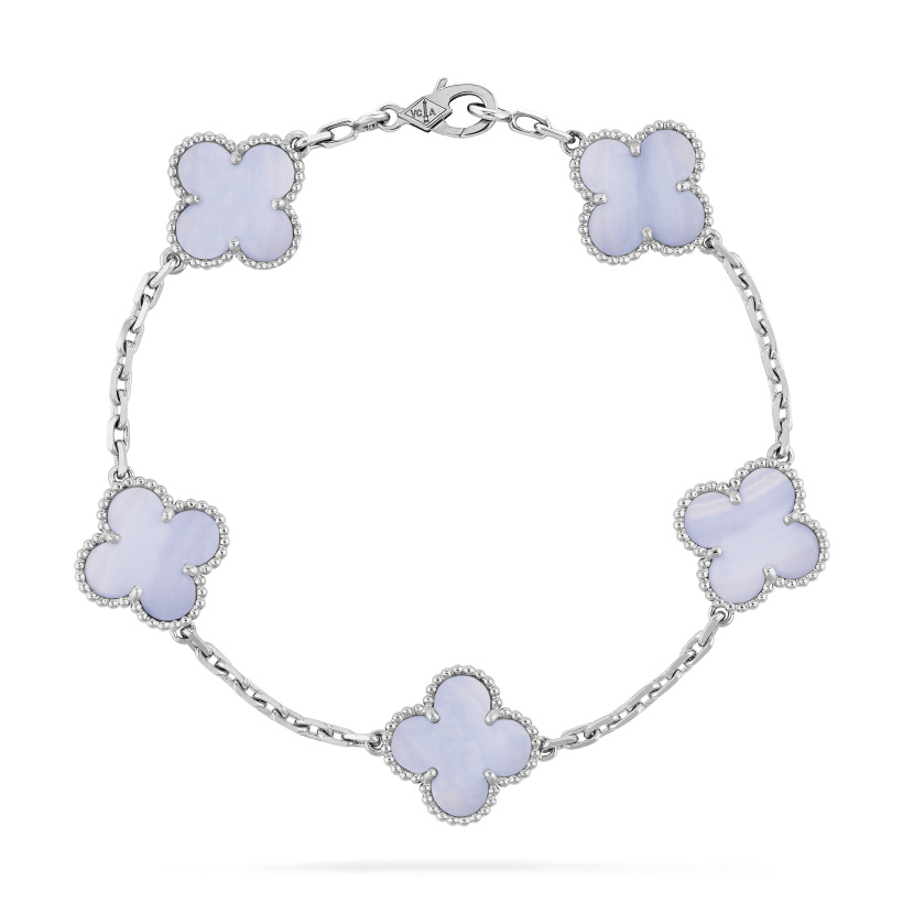 Replicate Vintage Alhambra bracelet, 5 motifs(1:1 replica)