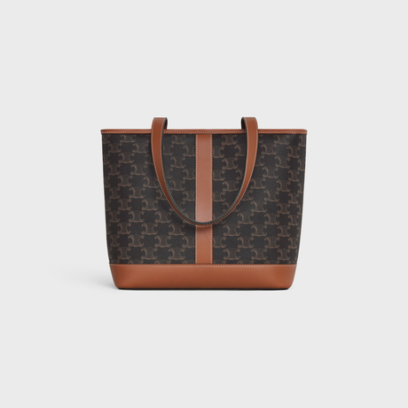 Replicate SMALL CABAS IN TRIOMPHE CANVAS AND CALFSKIN TAN(1:1 replica)