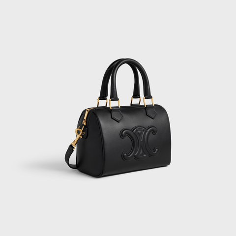 Replicate SMALL BOSTON IN SMOOTH CALFSKIN BLACK(1:1 replica)