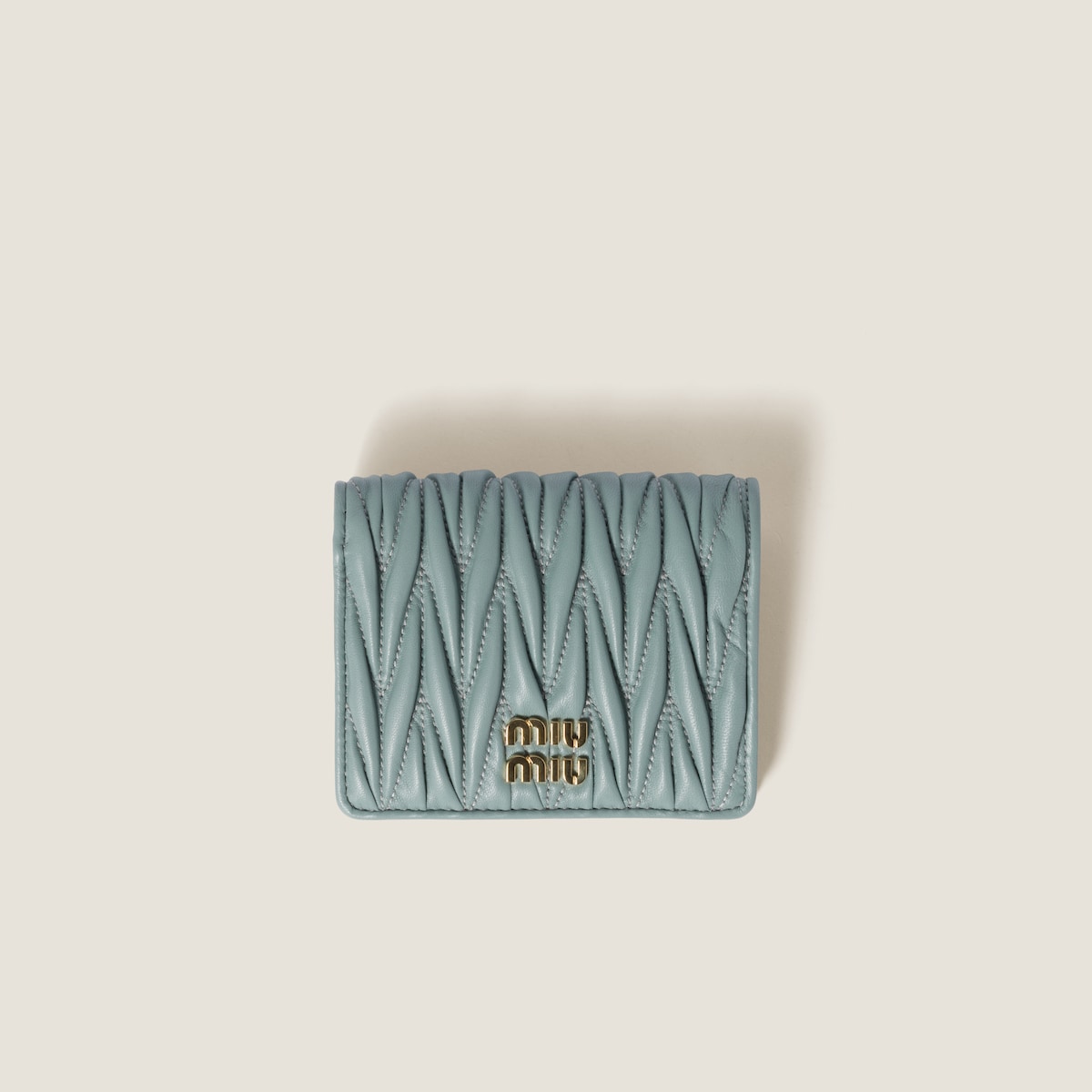 Replicate Small matelassé nappa leather wallet(1:1 replica)