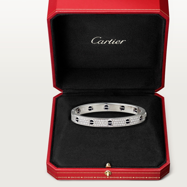 Replicate LOVE bracelet, classic model, paved, ceramic(1:1 replica)