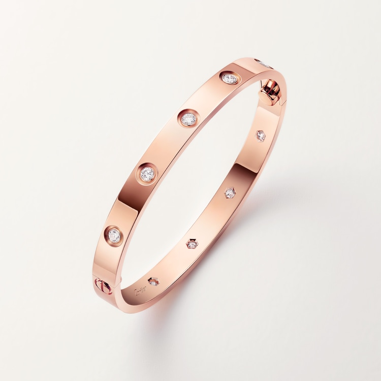 Replicate LOVE bracelet, classic model,10 diamonds(1:1 replica)