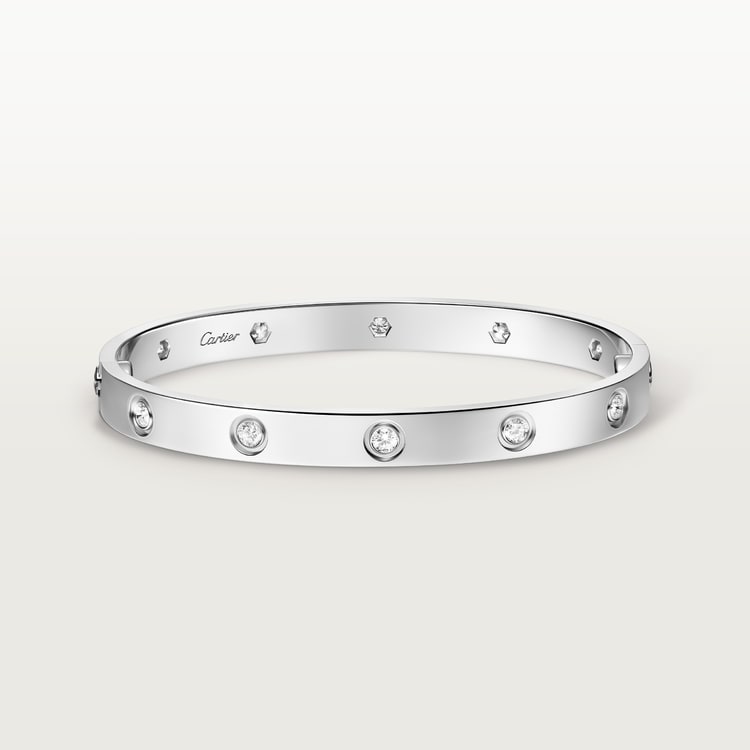 Replicate LOVE bracelet, classic model,10 diamonds(1:1 replica)