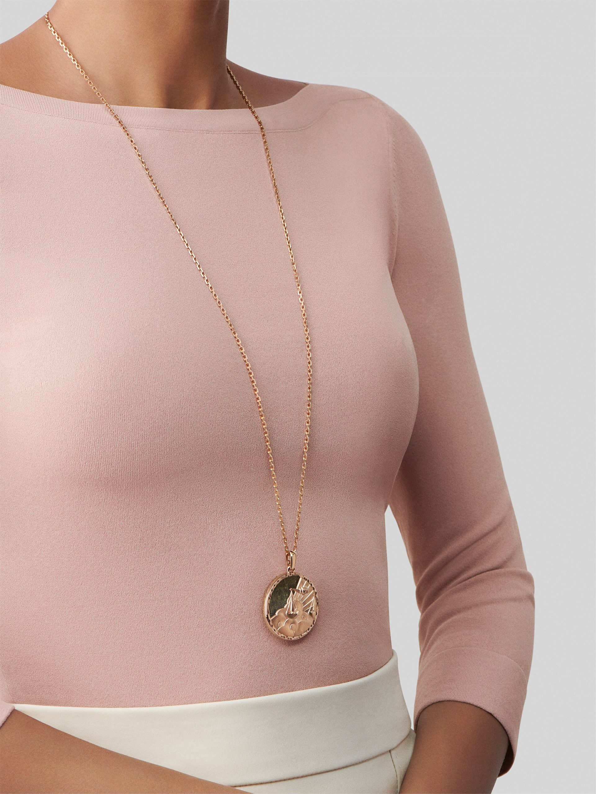 Replicate Zodiaque long necklace Librae (Libra)(1:1 replica)