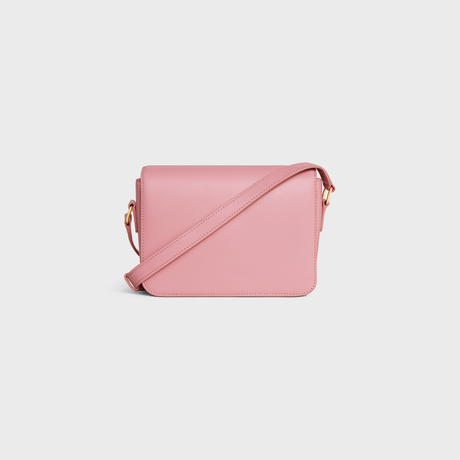 Replicate TEEN TRIOMPHE BAG IN SHINY CALFSKIN ROSE(1:1 replica)