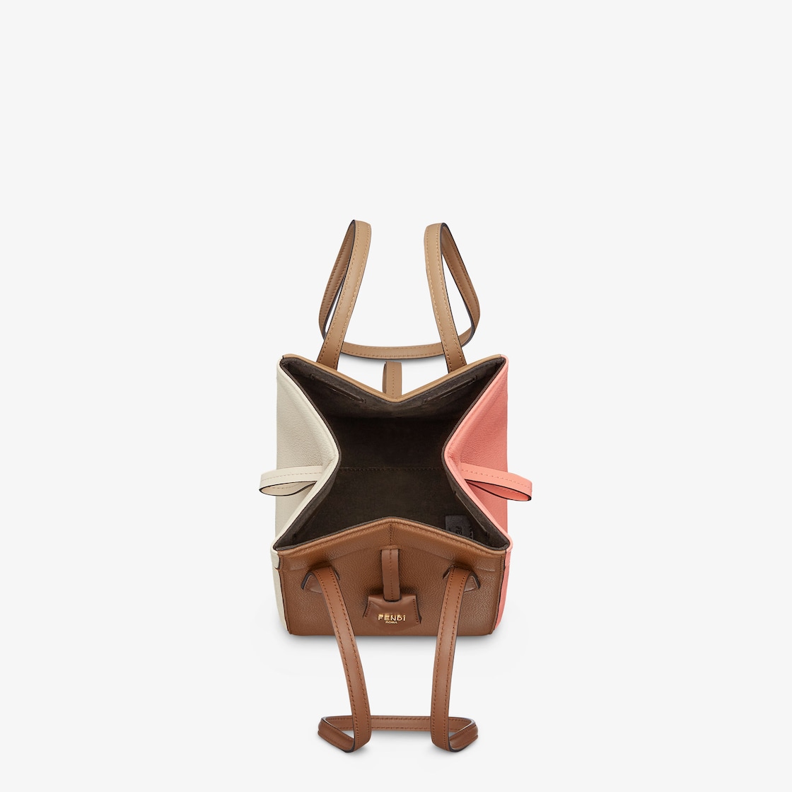 Replicate Fendi Origami Mini Multicolour Leather Mini Bag That Can Be Transformed(1:1 replica)