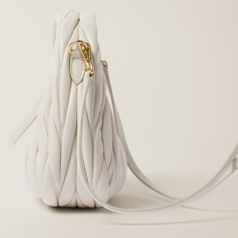 Replicate Wander matelassé nappa leather hobo mini-bag(1:1 replica)