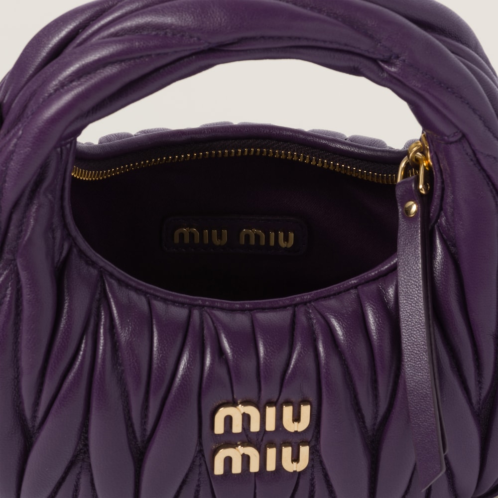 Replicate Wander matelassé nappa leather hobo mini-bag(1:1 replica)