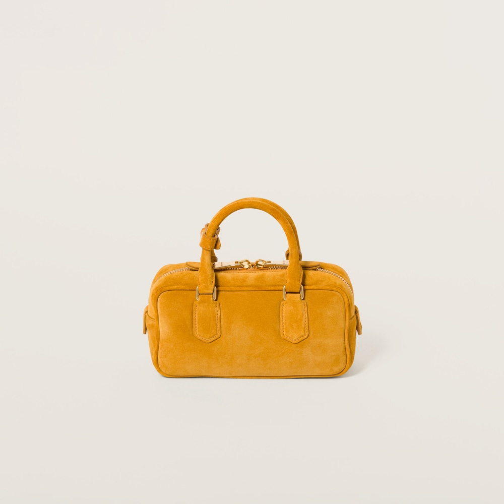 Replicate Arcadie padded suede top-handle bag(1:1 replica)