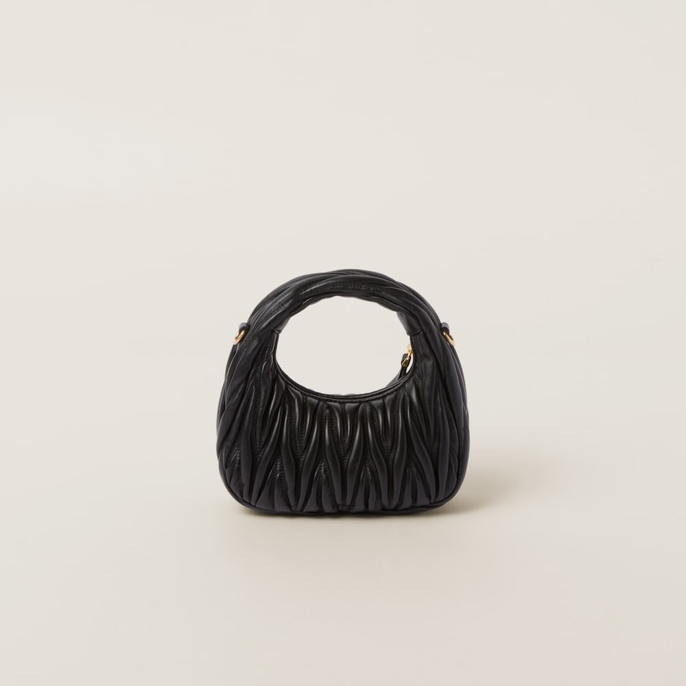 Replicate Wander matelassé nappa leather hobo mini-bag(1:1 replica)
