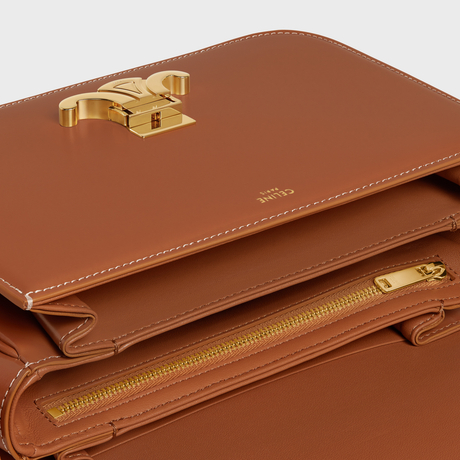 Replicate CLASSIQUE TRIOMPHE BAG IN NATURAL CALFSKIN TAN(1:1 replica)