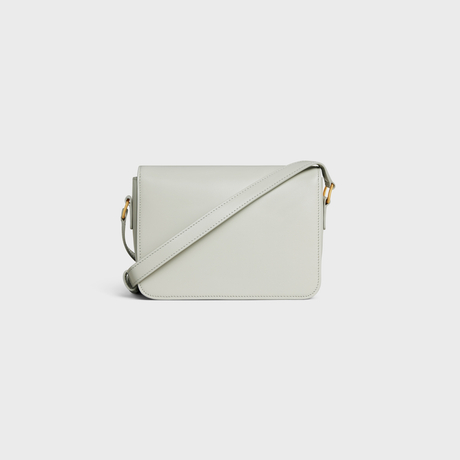 Replicate TEEN TRIOMPHE BAG IN SHINY CALFSKIN CHALK(1:1 replica)
