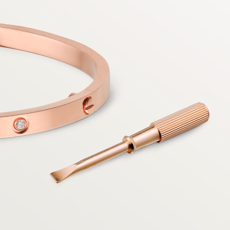 Replicate LOVE bracelet, small model, 6 diamonds(1:1 replica)