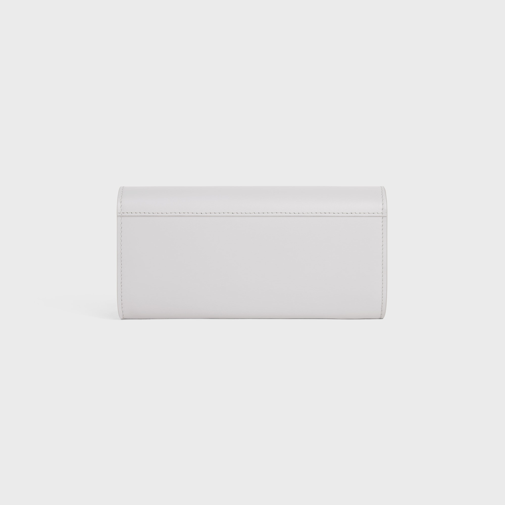 Replicate LARGE WALLET TRIOMPHE IN SHINY CALFSKIN CLOUDY GREY(1:1 replica)