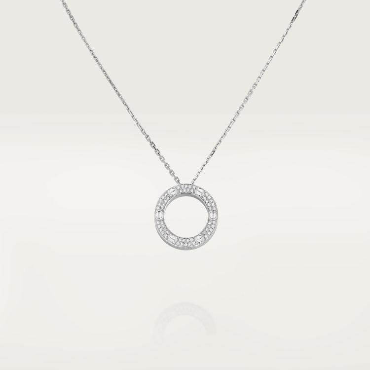 Replicate LOVE pendant, paved(1:1 replica)