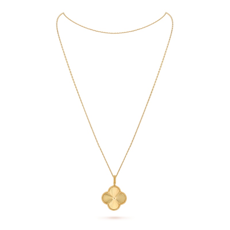 Replicate Magic Alhambra long necklace, 1 motif(1:1 replica)