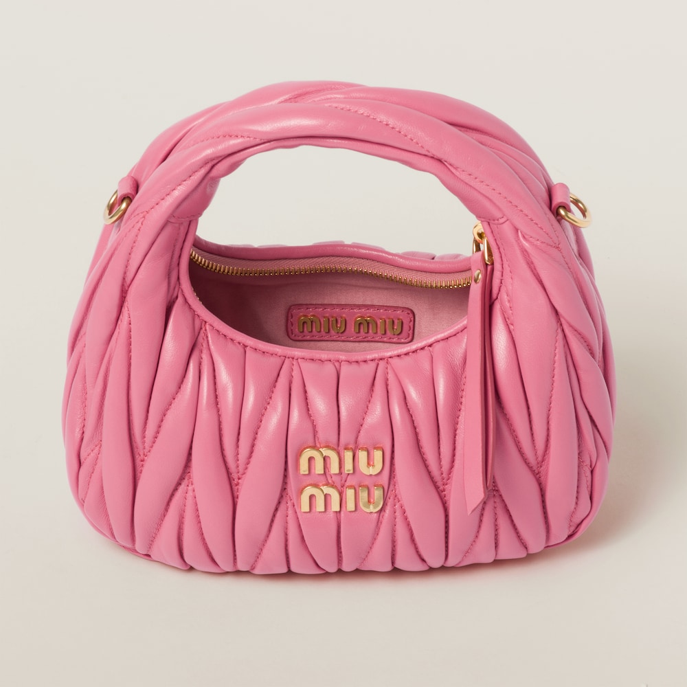Replicate Wander matelassé nappa leather hobo mini-bag(1:1 replica)