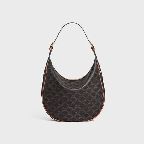 Replicate MEDIUM HELOÏSE BAG CUIR TRIOMPHE IN TRIOMPHE CANVAS AND CALFSKIN TAN(1:1 replica)