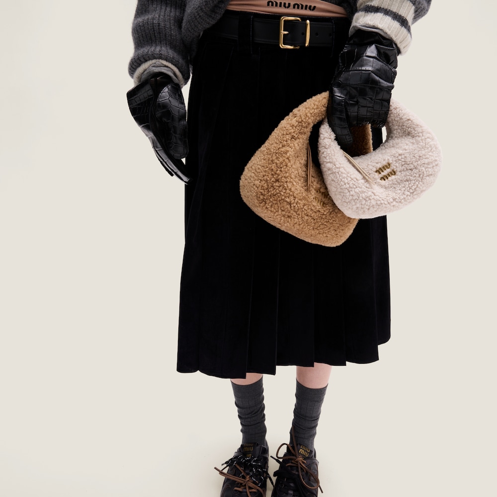 Replicate Wander shearling hobo bag(1:1 replica)