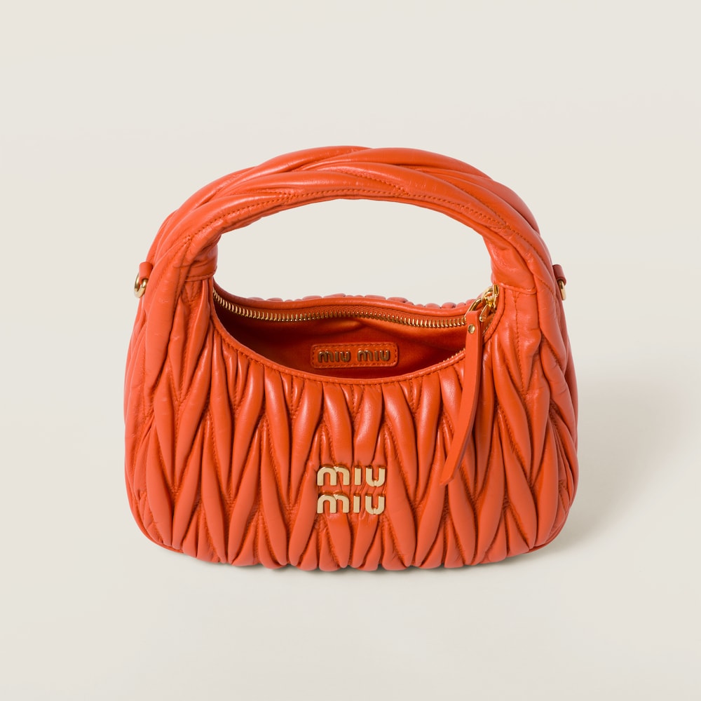 Replicate Wander matelassé nappa leather hobo bag(1:1 replica)