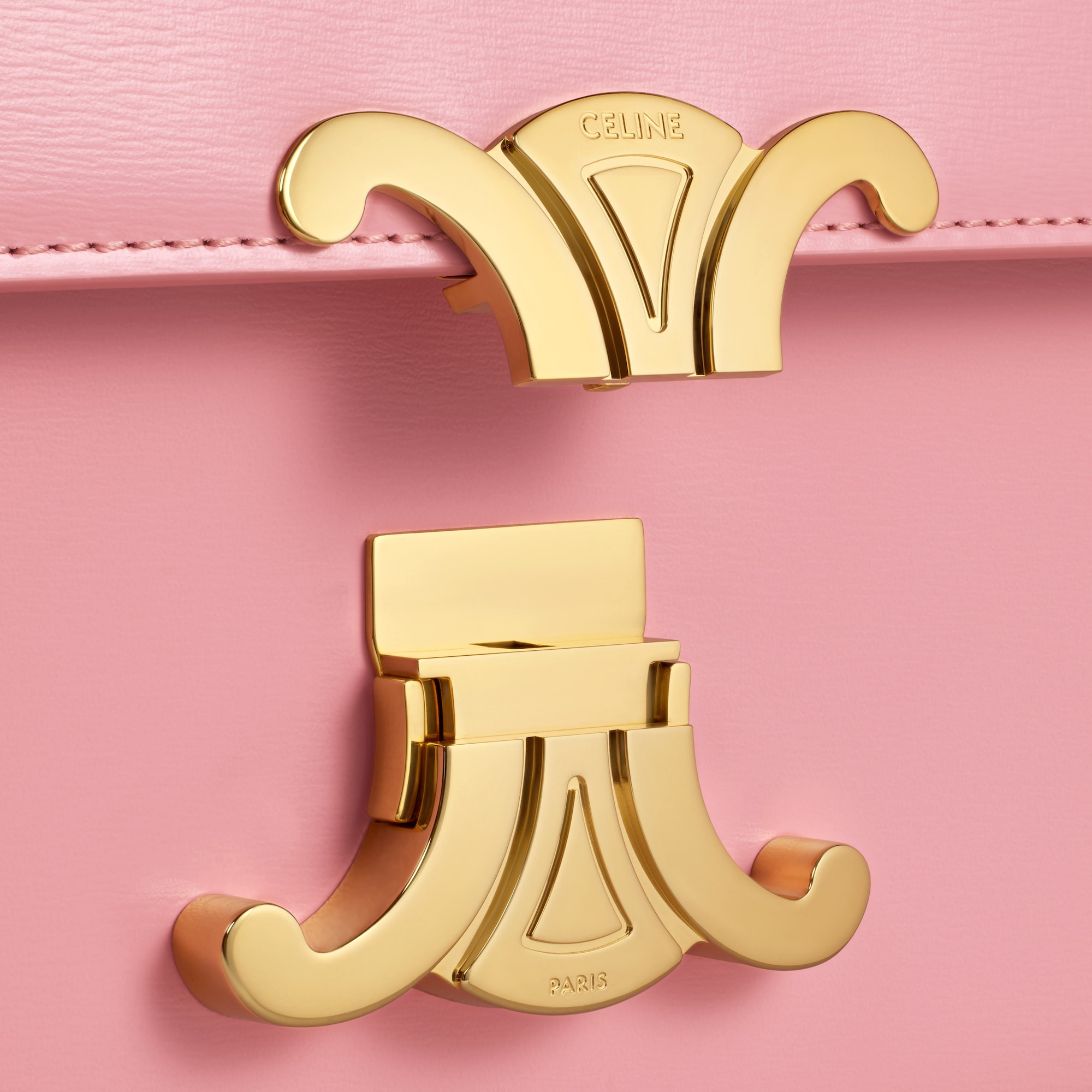 Replicate SHOULDER BAG CLAUDE IN SHINY CALFSKIN(1:1 replica)