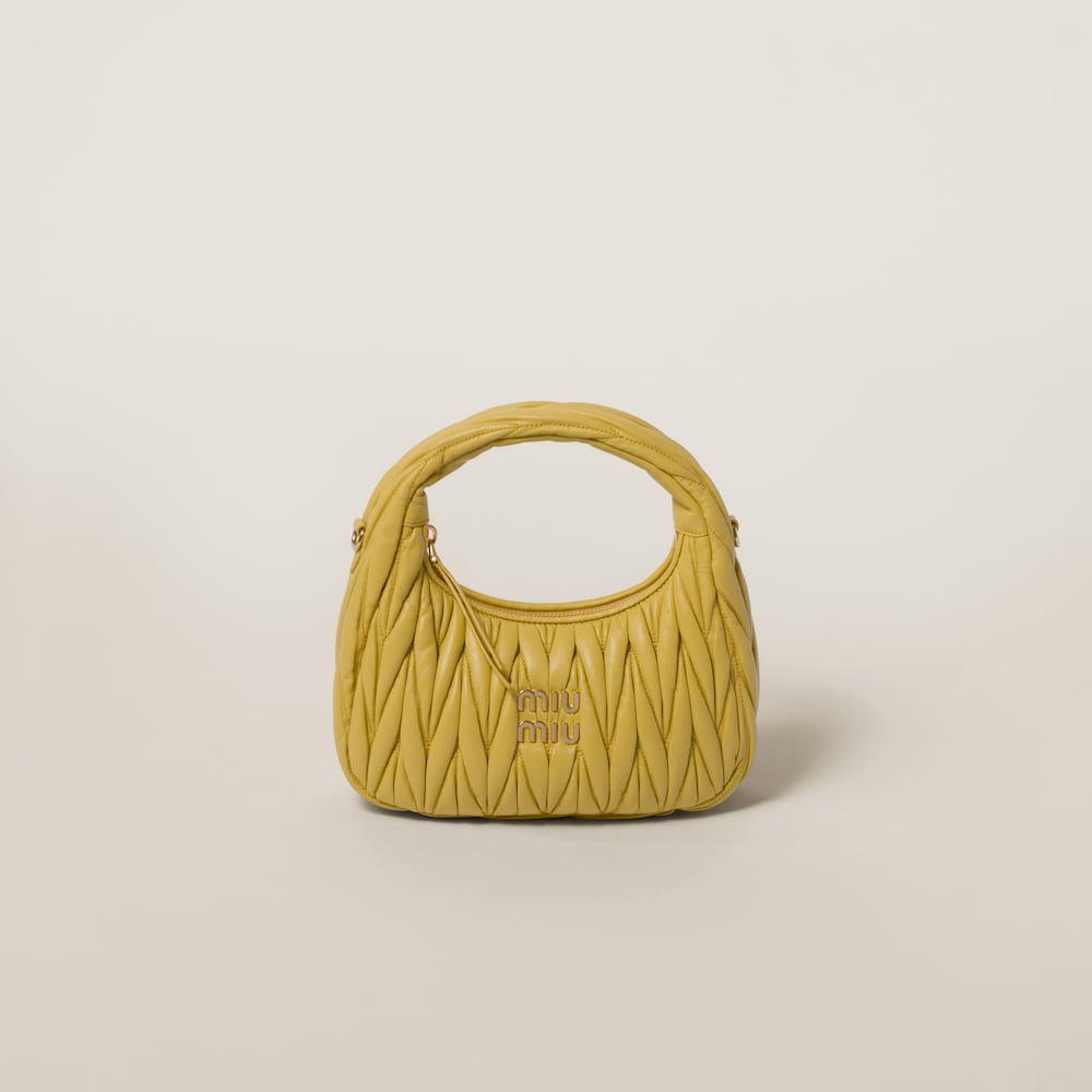 Replicate Wander matelassé nappa leather hobo bag(1:1 replica)